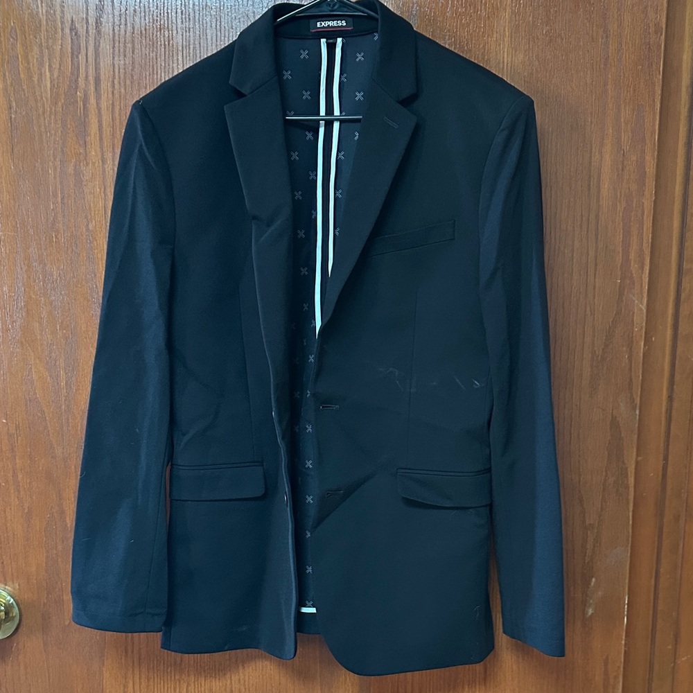 Express Men's Classic Black Blazer
